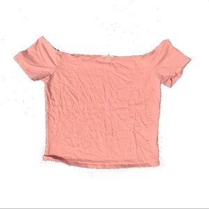 Pink crop top